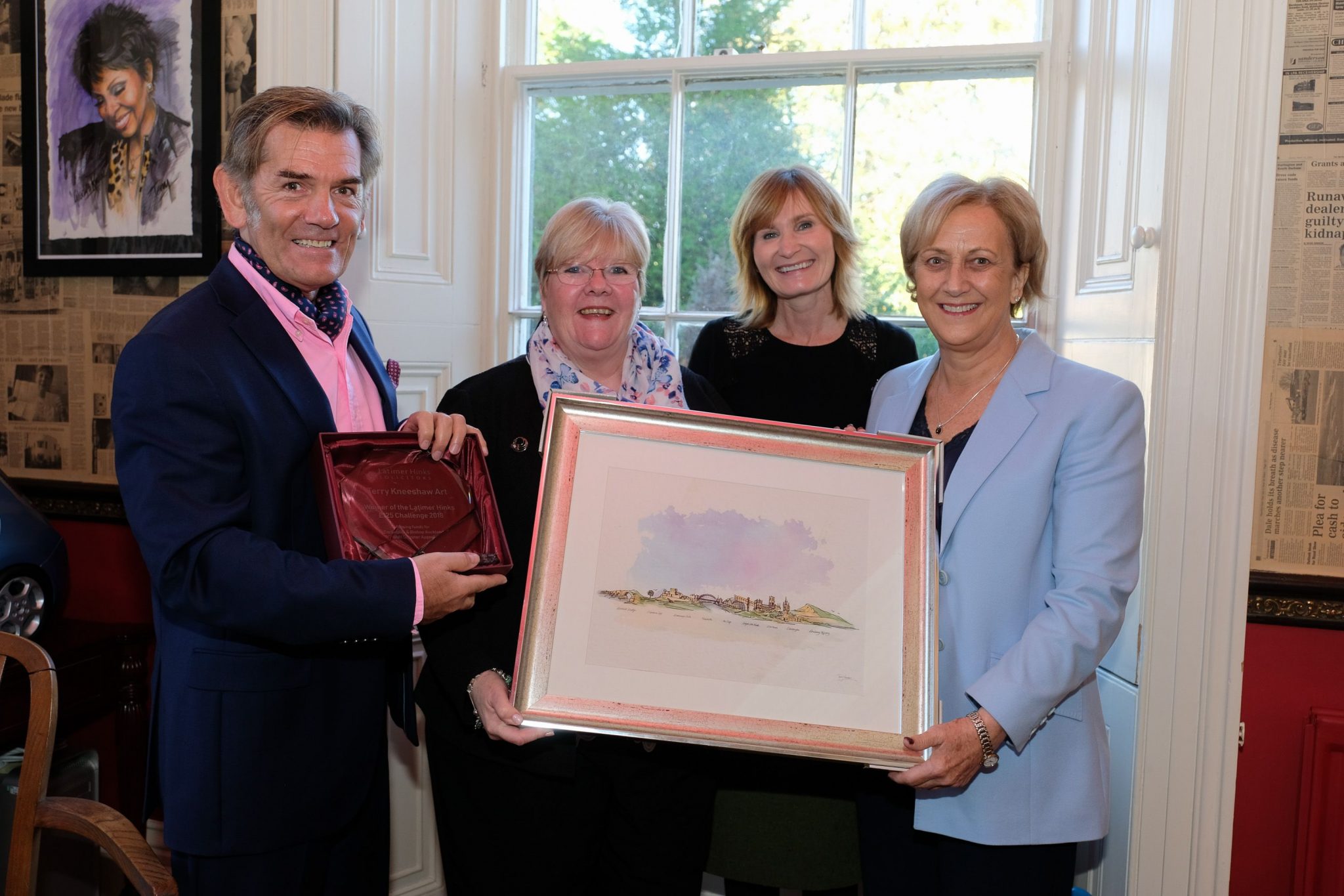 Andrea Tobin, Terry Kneeshaw, Pat Chambers and Anne Elliott