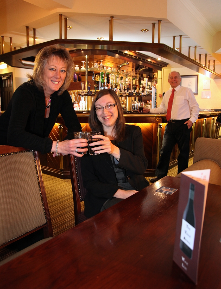 l-r: Jill Jackson, Nicola Neilson and Paul Jackson