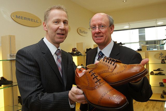 Image of Neil Stevenson, commercial property partner at Latimer Hinks with Jonathan Mankin, financial director of The Clinkard Group